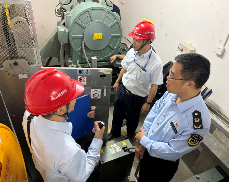广东省特检院佛山检测院联合开展运动员酒店电梯安全专宝博体育登录项保障行动